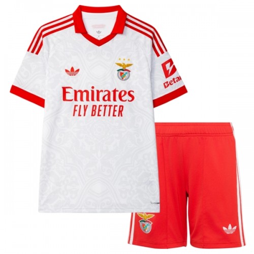 Fotballtrøye SL Benfica Bortedrakt 2026-27 Kortermet - Barn(+ Shorts) Fotballtrøye SL Benfica Bortedrakt 2026-27 Kortermet - Barn(+ Shorts)