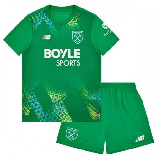 Fotballtrøye West Ham United Keeper Hjemmedrakt 2026-27 Kortermet - Barn(+ Shorts) Fotballtrøye West Ham United Keeper Hjemmedrakt 2026-27 Kortermet - Barn(+ Shorts)