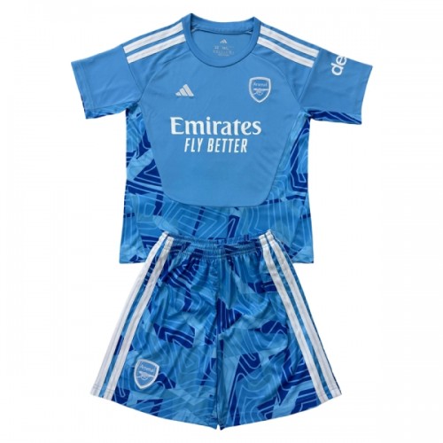 Fotballtrøye Arsenal Keeper 2026-27 Kortermet Blå - Barn(+ Shorts) Fotballtrøye Arsenal Keeper 2026-27 Kortermet Blå - Barn(+ Shorts)