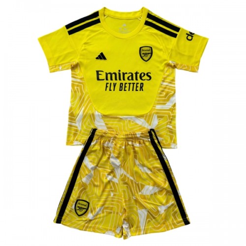 Fotballtrøye Arsenal Keeper 2026-27 Kortermet Gul - Barn(+ Shorts) Fotballtrøye Arsenal Keeper 2026-27 Kortermet Gul - Barn(+ Shorts)