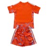 Fotballtrøye Arsenal Keeper 2026-27 Kortermet Oransje - Barn(+ Shorts)