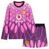 Fotballtrøye Borussia Dortmund Bortedrakt Keeper 2026-27 Langermet Rosa - Barn(+ Shorts)