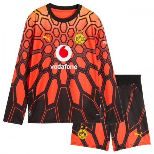 Fotballtrøye Borussia Dortmund Keeper Hjemmedrakt 2026-27 Langermet Oransje - Barn(+ Shorts) Fotballtrøye Borussia Dortmund Keeper Hjemmedrakt 2026-27 Langermet Oransje - Barn(+ Shorts)