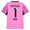 Fotballtrøye Borussia Dortmund Kobel 1 Bortedrakt Keeper 2026-27 Kortermet Rosa