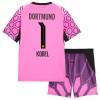 Fotballtrøye Borussia Dortmund Kobel 1 Bortedrakt Keeper 2026-27 Kortermet Rosa - Barn(+ Shorts) Fotballtrøye Borussia Dortmund Kobel 1 Bortedrakt Keeper 2026-27 Kortermet Rosa - Barn(+ Shorts)