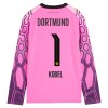 Fotballtrøye Borussia Dortmund Kobel 1 Bortedrakt Keeper 2026-27 Langermet Rosa Fotballtrøye Borussia Dortmund Kobel 1 Bortedrakt Keeper 2026-27 Langermet Rosa