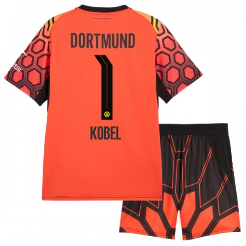 Fotballtrøye Borussia Dortmund Kobel 1 Keeper Hjemmedrakt 2026-27 Kortermet Oransje - Barn(+ Shorts) Fotballtrøye Borussia Dortmund Kobel 1 Keeper Hjemmedrakt 2026-27 Kortermet Oransje - Barn(+ Shorts)