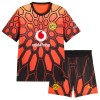 Fotballtrøye Borussia Dortmund Kobel 1 Keeper Hjemmedrakt 2026-27 Kortermet Oransje - Barn(+ Shorts)