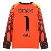 Fotballtrøye Borussia Dortmund Kobel 1 Keeper Hjemmedrakt 2026-27 Langermet Oransje Fotballtrøye Borussia Dortmund Kobel 1 Keeper Hjemmedrakt 2026-27 Langermet Oransje