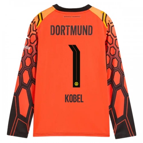 Fotballtrøye Borussia Dortmund Kobel 1 Keeper Hjemmedrakt 2026-27 Langermet Oransje Fotballtrøye Borussia Dortmund Kobel 1 Keeper Hjemmedrakt 2026-27 Langermet Oransje