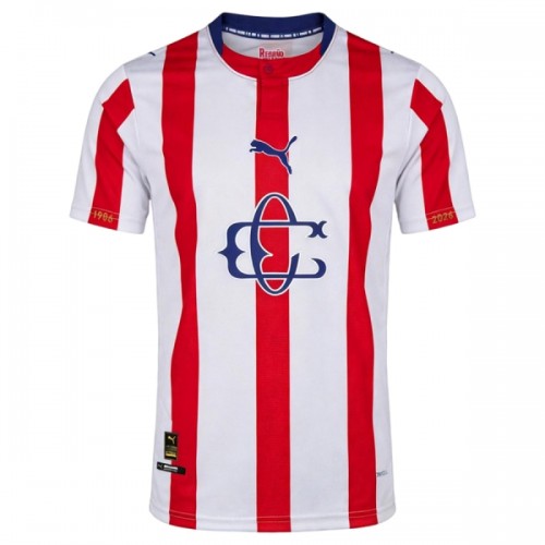 Fotballtrøye CD Guadalajara 120th Anniversary 2025-26 Kortermet Fotballtrøye CD Guadalajara 120th Anniversary 2025-26 Kortermet