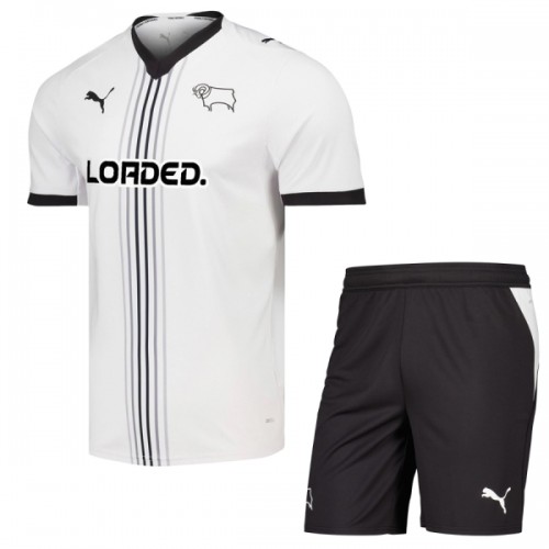 Fotballtrøye Derby County Hjemmedrakt 2026-27 Kortermet - Barn(+ Shorts) Fotballtrøye Derby County Hjemmedrakt 2026-27 Kortermet - Barn(+ Shorts)