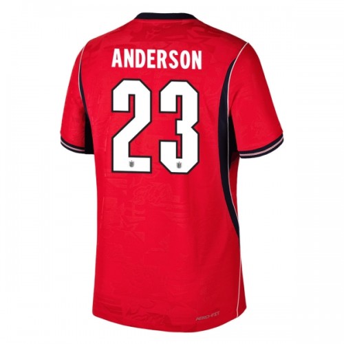 Fotballtrøye England Elliot Anderson 23 Bortedrakt VM 2026 Kortermet Fotballtrøye England Elliot Anderson 23 Bortedrakt VM 2026 Kortermet