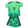 Fotballtrøye FC Bayern München Keeper 2026-27 Kortermet Grønn - Barn(+ Shorts)