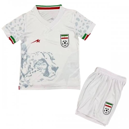 Fotballtrøye Iran Hjemmedrakt VM 2026 Kortermet - Barn(+ Shorts) Fotballtrøye Iran Hjemmedrakt VM 2026 Kortermet - Barn(+ Shorts)