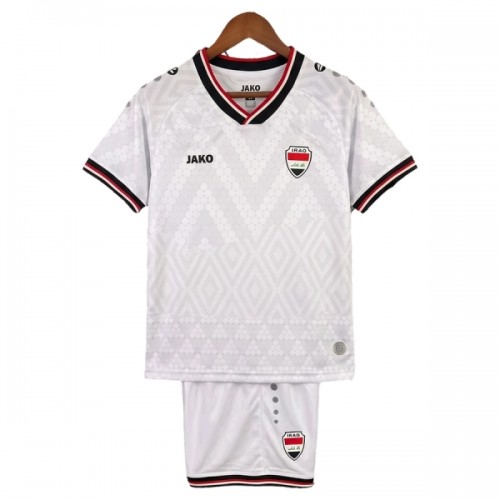 Fotballtrøye Iraq Hjemmedrakt VM 2026 Kortermet - Barn(+ Shorts) Fotballtrøye Iraq Hjemmedrakt VM 2026 Kortermet - Barn(+ Shorts)