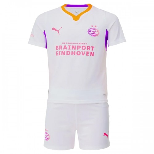 Fotballtrøye PSV Eindhoven Bortedrakt 2026-27 Kortermet - Barn(+ Shorts) Fotballtrøye PSV Eindhoven Bortedrakt 2026-27 Kortermet - Barn(+ Shorts)