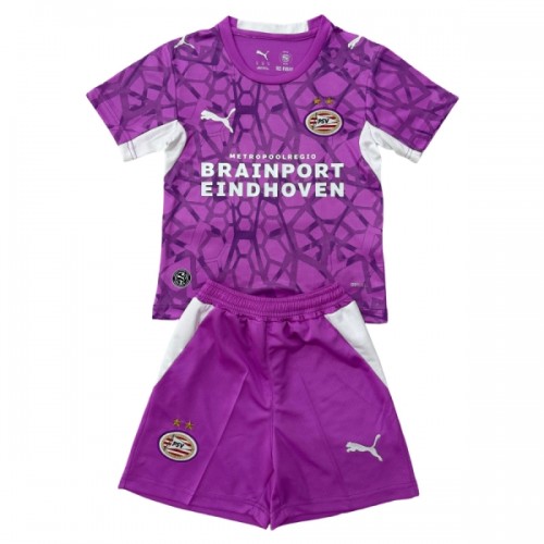 Fotballtrøye PSV Eindhoven Keeper 2026-27 Kortermet Lilla - Barn(+ Shorts) Fotballtrøye PSV Eindhoven Keeper 2026-27 Kortermet Lilla - Barn(+ Shorts)