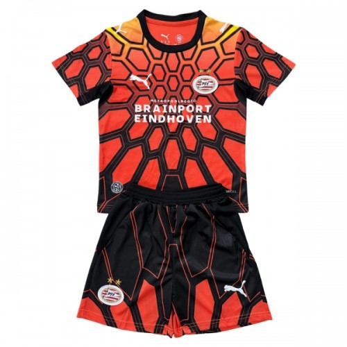 Fotballtrøye PSV Eindhoven Keeper 2026-27 Kortermet Oransje - Barn(+ Shorts) Fotballtrøye PSV Eindhoven Keeper 2026-27 Kortermet Oransje - Barn(+ Shorts)