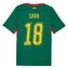 Fotballtrøye Senegal Sarr 18 Bortedrakt VM 2026 Kortermet Fotballtrøye Senegal Sarr 18 Bortedrakt VM 2026 Kortermet