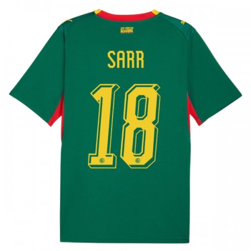 Fotballtrøye Senegal Sarr 18 Bortedrakt VM 2026 Kortermet Fotballtrøye Senegal Sarr 18 Bortedrakt VM 2026 Kortermet