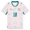 Fotballtrøye Senegal Sarr 18 Hjemmedrakt VM 2026 Kortermet