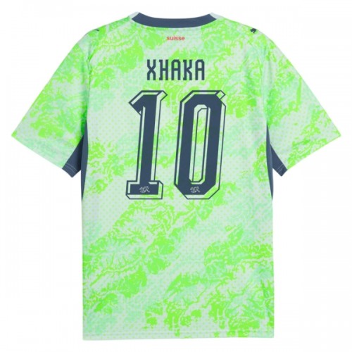 Fotballtrøye Sveits Granit Xhaka 10 Bortedrakt VM 2026 Kortermet Fotballtrøye Sveits Granit Xhaka 10 Bortedrakt VM 2026 Kortermet