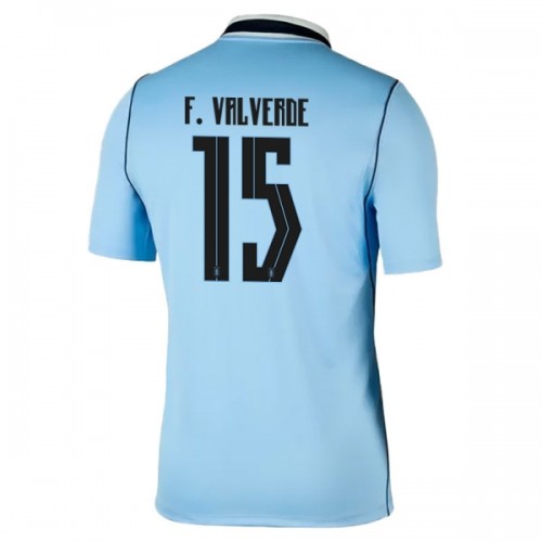 Fotballtrøye Uruguay Federico Valverde 15 Hjemmedrakt VM 2026 Kortermet Fotballtrøye Uruguay Federico Valverde 15 Hjemmedrakt VM 2026 Kortermet