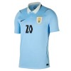 Fotballtrøye Uruguay Maximiliano Araujo 20 Hjemmedrakt VM 2026 Kortermet