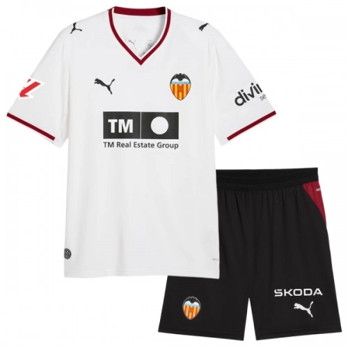 Fotballtrøye Valencia CF Hjemmedrakt 2026-27 Kortermet - Barn(+ Shorts) Fotballtrøye Valencia CF Hjemmedrakt 2026-27 Kortermet - Barn(+ Shorts)
