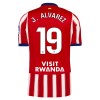 Fotballtrøye Atlético Madrid J. Alvarez 19 Hjemmedrakt 2026-27 Kortermet Fotballtrøye Atlético Madrid J. Alvarez 19 Hjemmedrakt 2026-27 Kortermet