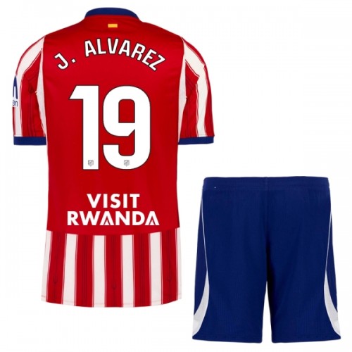 Fotballtrøye Atlético Madrid J. Alvarez 19 Hjemmedrakt 2026-27 Kortermet - Barn(+ Shorts) Fotballtrøye Atlético Madrid J. Alvarez 19 Hjemmedrakt 2026-27 Kortermet - Barn(+ Shorts)