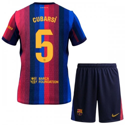 Fotballtrøye FC Barcelona Cubarsi 5 Hjemmedrakt 2026-27 Kortermet - Barn(+ Shorts) Fotballtrøye FC Barcelona Cubarsi 5 Hjemmedrakt 2026-27 Kortermet - Barn(+ Shorts)