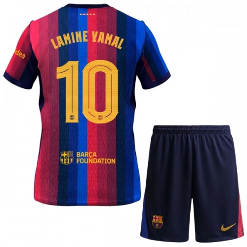 Fotballtrøye FC Barcelona Lamine Yamal 10 Hjemmedrakt 2026-27 Kortermet - Barn(+ Shorts) Fotballtrøye FC Barcelona Lamine Yamal 10 Hjemmedrakt 2026-27 Kortermet - Barn(+ Shorts)