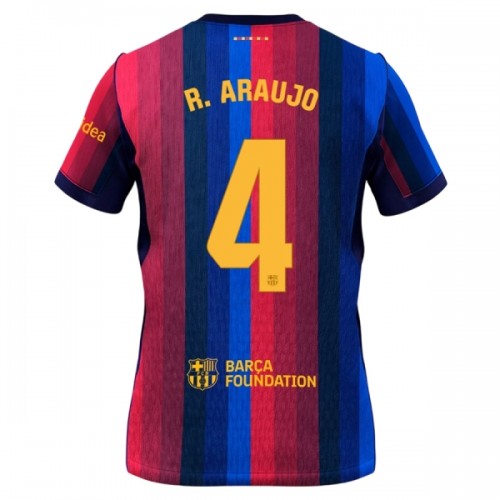 Fotballtrøye FC Barcelona R. Araujo 4 Hjemmedrakt 2026-27 Kortermet Fotballtrøye FC Barcelona R. Araujo 4 Hjemmedrakt 2026-27 Kortermet