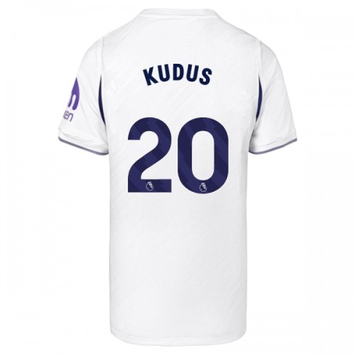 Fotballtrøye Tottenham Hotspur Kudus 20 Hjemmedrakt 2026-27 Kortermet Fotballtrøye Tottenham Hotspur Kudus 20 Hjemmedrakt 2026-27 Kortermet