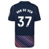 Fotballtrøye Tottenham Hotspur Van De Ven 37 Bortedrakt 2026-27 Kortermet - Barn(+ Shorts)