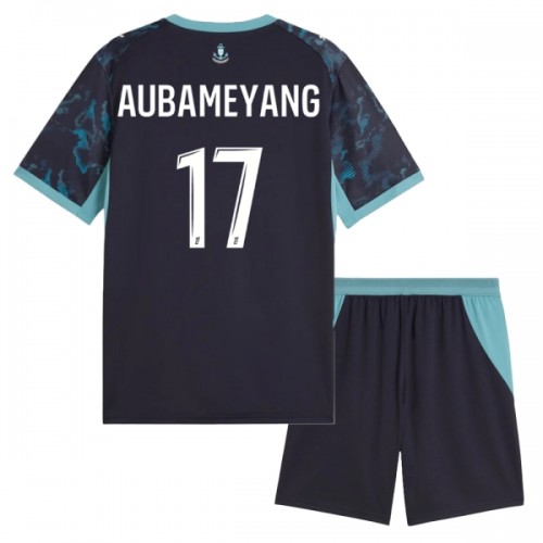 Fotballtrøye Olympique de Marseille Aubameyang 17 Bortedrakt 2026-27 Kortermet - Barn(+ Shorts) Fotballtrøye Olympique de Marseille Aubameyang 17 Bortedrakt 2026-27 Kortermet - Barn(+ Shorts)
