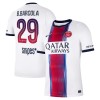 Fotballtrøye Paris Saint-Germain Bradley Barcola 29 Bortedrakt 2026-27 Kortermet Fotballtrøye Paris Saint-Germain Bradley Barcola 29 Bortedrakt 2026-27 Kortermet