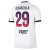Fotballtrøye Paris Saint-Germain Bradley Barcola 29 Bortedrakt 2026-27 Kortermet