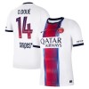 Fotballtrøye Paris Saint-Germain Desire Doue 14 Bortedrakt 2026-27 Kortermet Fotballtrøye Paris Saint-Germain Desire Doue 14 Bortedrakt 2026-27 Kortermet