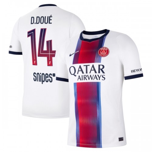 Fotballtrøye Paris Saint-Germain Desire Doue 14 Bortedrakt 2026-27 Kortermet Fotballtrøye Paris Saint-Germain Desire Doue 14 Bortedrakt 2026-27 Kortermet