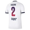 Fotballtrøye Paris Saint-Germain Hakimi 2 Bortedrakt 2026-27 Kortermet