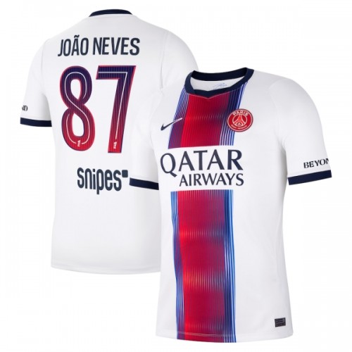 Fotballtrøye Paris Saint-Germain Joao Neves 87 Bortedrakt 2026-27 Kortermet Fotballtrøye Paris Saint-Germain Joao Neves 87 Bortedrakt 2026-27 Kortermet