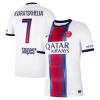 Fotballtrøye Paris Saint-Germain Kvaratskhelia 7 Bortedrakt 2026-27 Kortermet Fotballtrøye Paris Saint-Germain Kvaratskhelia 7 Bortedrakt 2026-27 Kortermet