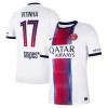 Fotballtrøye Paris Saint-Germain Vitinha 17 Bortedrakt 2026-27 Kortermet Fotballtrøye Paris Saint-Germain Vitinha 17 Bortedrakt 2026-27 Kortermet