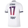 Fotballtrøye Paris Saint-Germain Vitinha 17 Bortedrakt 2026-27 Kortermet