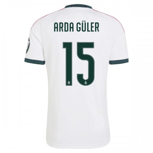 Fotballtrøye Real Madrid Arda Guler 15 Hjemmedrakt 2026-27 Kortermet Fotballtrøye Real Madrid Arda Guler 15 Hjemmedrakt 2026-27 Kortermet