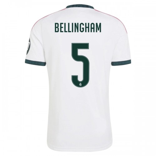 Fotballtrøye Real Madrid Bellingham 5 Hjemmedrakt 2026-27 Kortermet Fotballtrøye Real Madrid Bellingham 5 Hjemmedrakt 2026-27 Kortermet