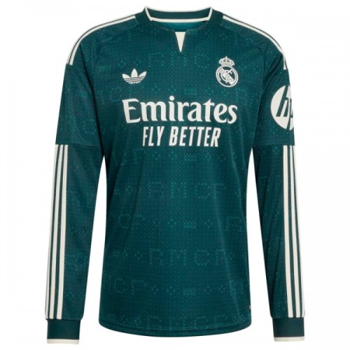 Fotballtrøye Real Madrid Bortedrakt 2026-27 Langermet Fotballtrøye Real Madrid Bortedrakt 2026-27 Langermet